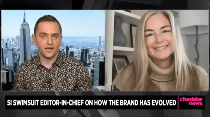 Screenshot from Cheddar News Interview